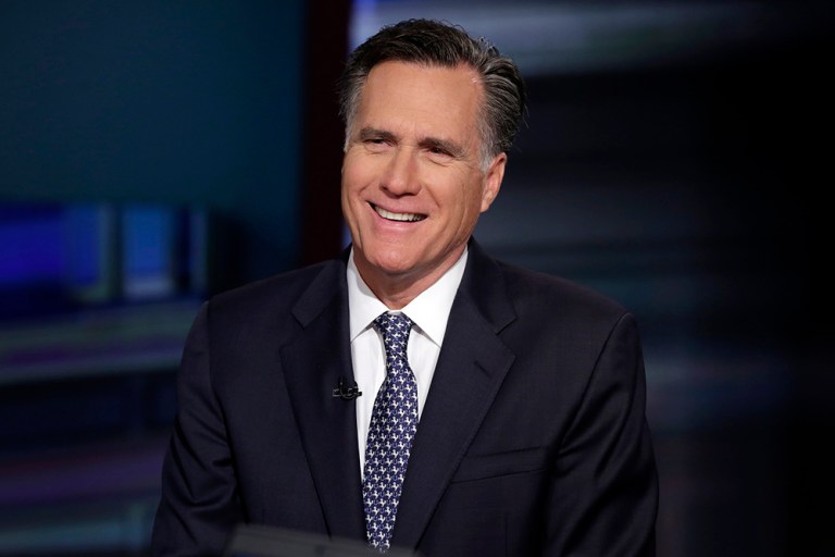 Until Trump is formally nominated at the Republican National Convention, Romney is still the titular head of the Republican Party. (AP Photo/Richard Drew)