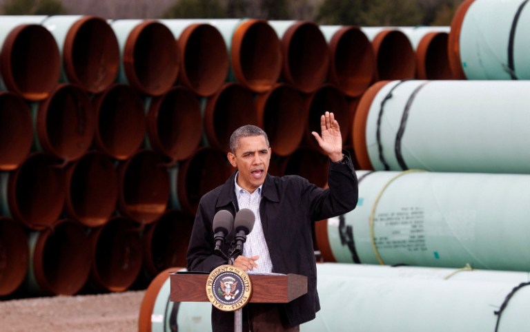 Obama backs part of pipeline he once rejected
