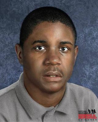 An age-progressed photo of Oscar Emeasoba, who was abducted from Silver Spring when he was 17 months old.
