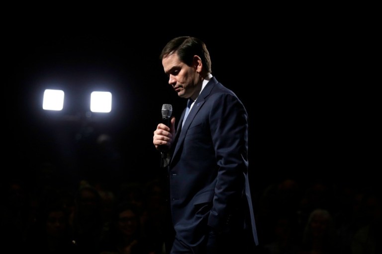 Conventional wisdom has been saying a late-state surge would propel Marco Rubio to victory in this state, or this state, but it hasn't happened. (AP Photo)