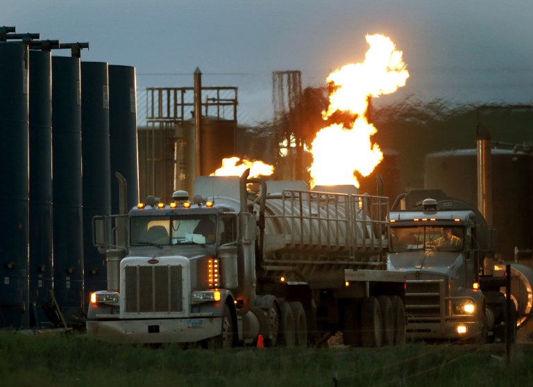 Democrat plans to kill a measure that exempts fracking from federal environmental regulations. (AP Photo/Charles Rex Arbogast)