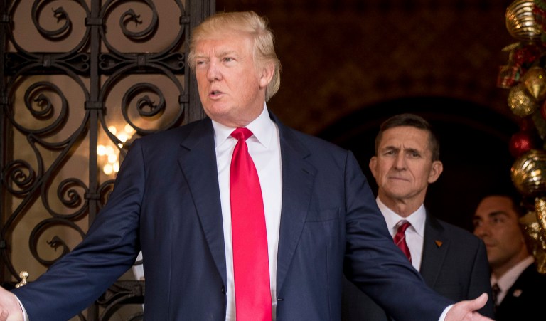 Michael Flynn was fired as national security adviser in February after it was revealed he misled Trump officials about his communications with the Russian ambassador. 