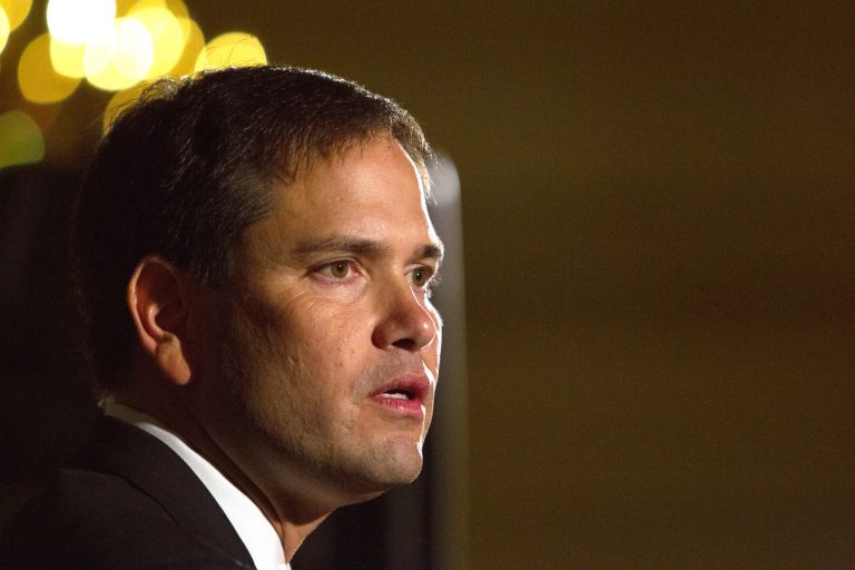 Sen. Marco Rubio is urging Secretary of State John Kerry to require Cuba to improve human rights protection. (Photo by Scott Eisen/Getty images File)