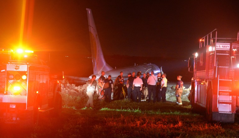 Navy investigating harrowing Boeing 737 crash in Florida