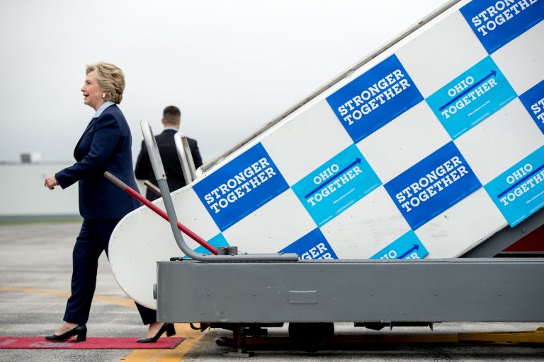 According to a new Monmouth University poll of likely Colorado voters, Hillary Clinton edges Donald Trump 49-38 percent. (AP Photo)