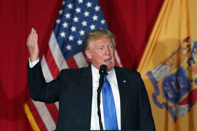 The Wall Street Journal editorial board gave Donald Trump credit for releasing a list of potential Supreme Court justices. (AP Photo/Mel Evans)