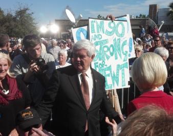 Gingrich Keeps Fighting in Florida