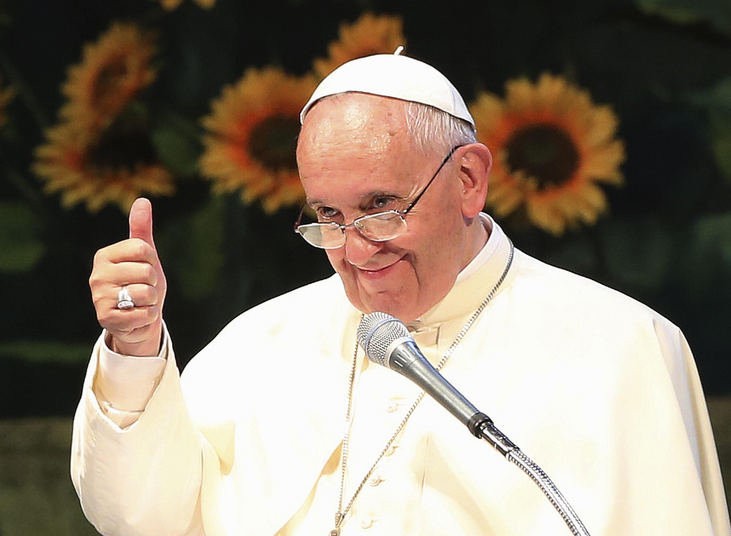 Pope’s English on display for first time in SKorea