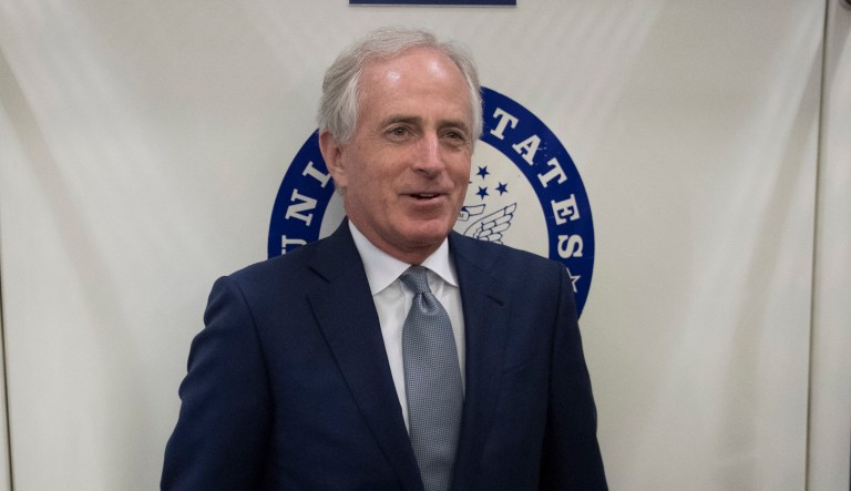 The draft legislation is led by Sen. Bob Corker, R-Tenn., who is aiming to pass a bipartisan overhaul of the housing finance system and revamp Fannie Mae and Freddie Mac this year. (AP Photo/Carolyn Kaster)