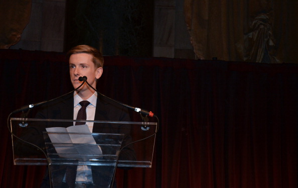Chris Hughes, owner of the New Republic and a founder of Facebook Inc., speaks during the Paris Review Spring Revel gala in New York, U.S., on Tuesday, April 3, 2012. (Amanda Gordon/Bloomberg via Getty images)