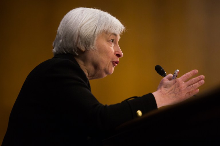 Janet Yellen said in an interview with Time Magazine that she isn't worried that the Federal Reserve's efforts to boost the economy by raising asset prices through bond purchases is exacerbating inequality in the United States. (Photo: Graeme Jennings/Washington Examiner)