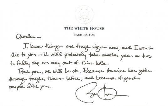 Privately, President Obama sees recovery 1-2 years off