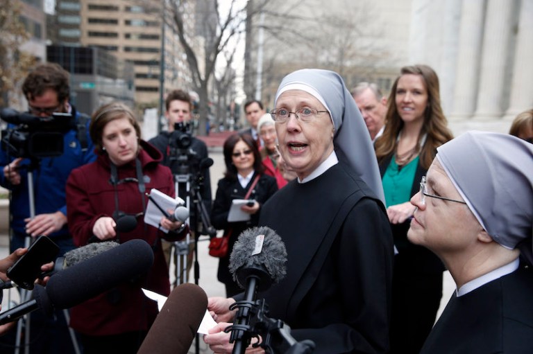 An official at one of the top pro-choice groups in the country believes the nuns have 