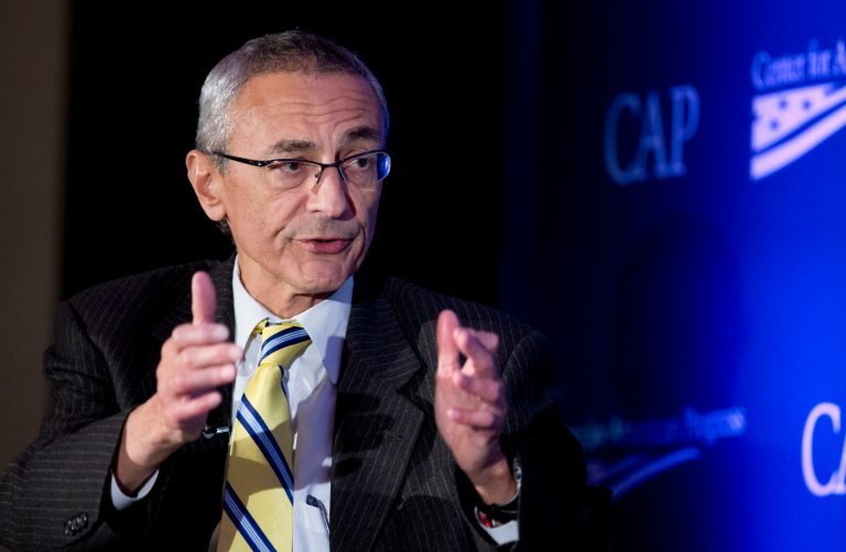 Podesta claimed that Sanders was going on the attack, and that a Clinton/Trump election favors Clinton. (AP Photo/Manuel Balce Ceneta)