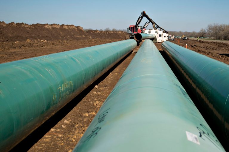The White House has threatened to veto legislation authorizing the Keystone XL pipeline, a move that GOP lawmakers said could erode hopes of working with President Obama on a host of issues. (Bloomberg photo)