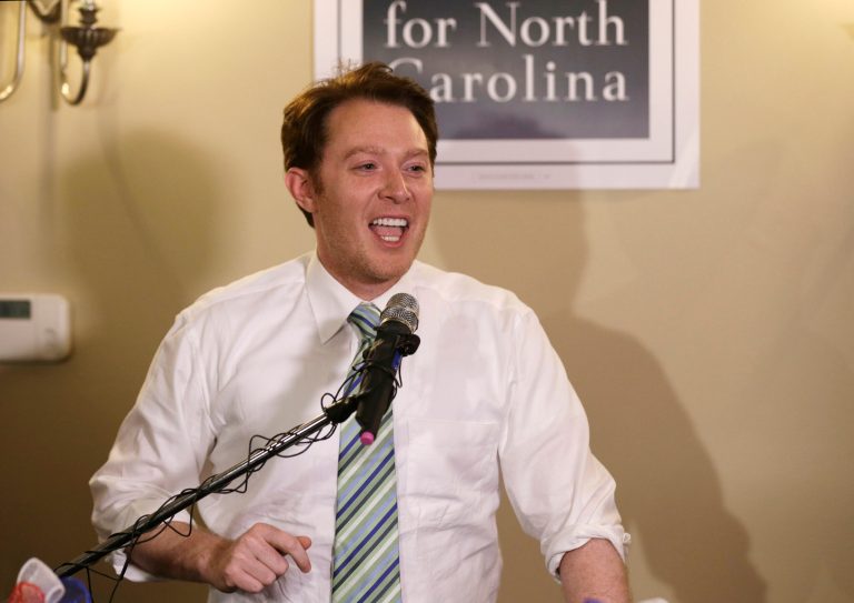 Clay Aiken ran unsuccessful campaign in 2014 to unseat Rep. Renee Ellmers, R-N.C. (AP Photo/Gerry Broome, File)