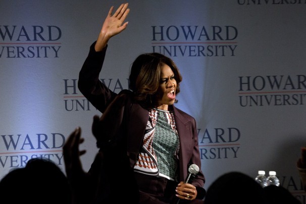 Michelle Obama says high school not good enough, ‘you have to go to college’