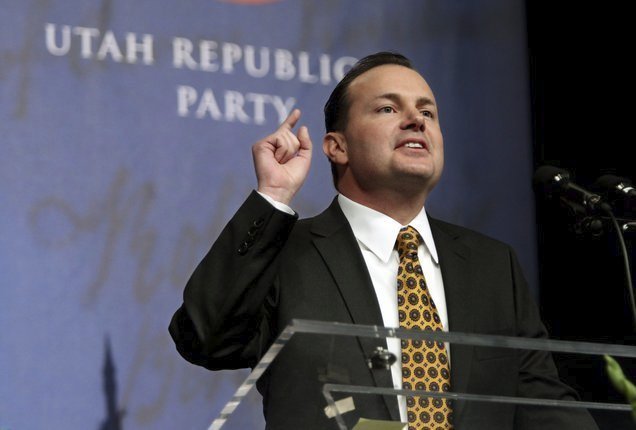 Sen.  Mike Lee of Utah. (AP Photo/Steve C. Wilson)