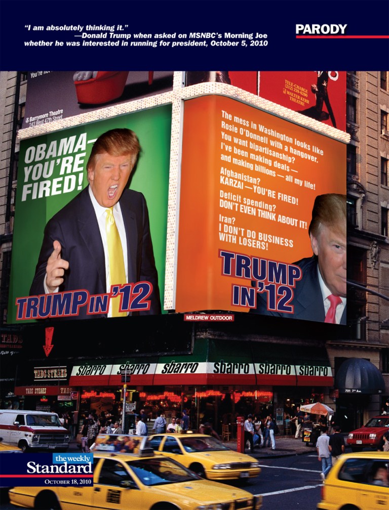 Donald Trump in 2012