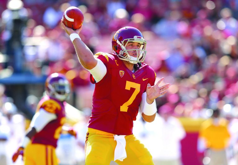 Stephen Dunn/Getty Images
Matt Barkley threw for 3,273 yards and 36 touchdowns in his final season at quarterback for Southern Cal in 2012.