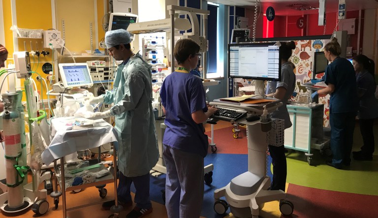 The British government-run National Health Service has abruptly canceled 50,000 nonemergency surgeries due to overcrowding at hospitals this winter. (AP Photo)