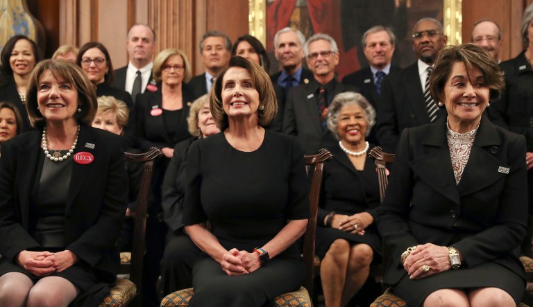 With topics such as the DACA program and infrastructure now under consideration, the Democratic Party's calculated decision to align with the Resistance only makes it easier for Republicans to cast them as obstructionists in competitive midterm races. (AP Photo/Pablo Martinez Monsivais)