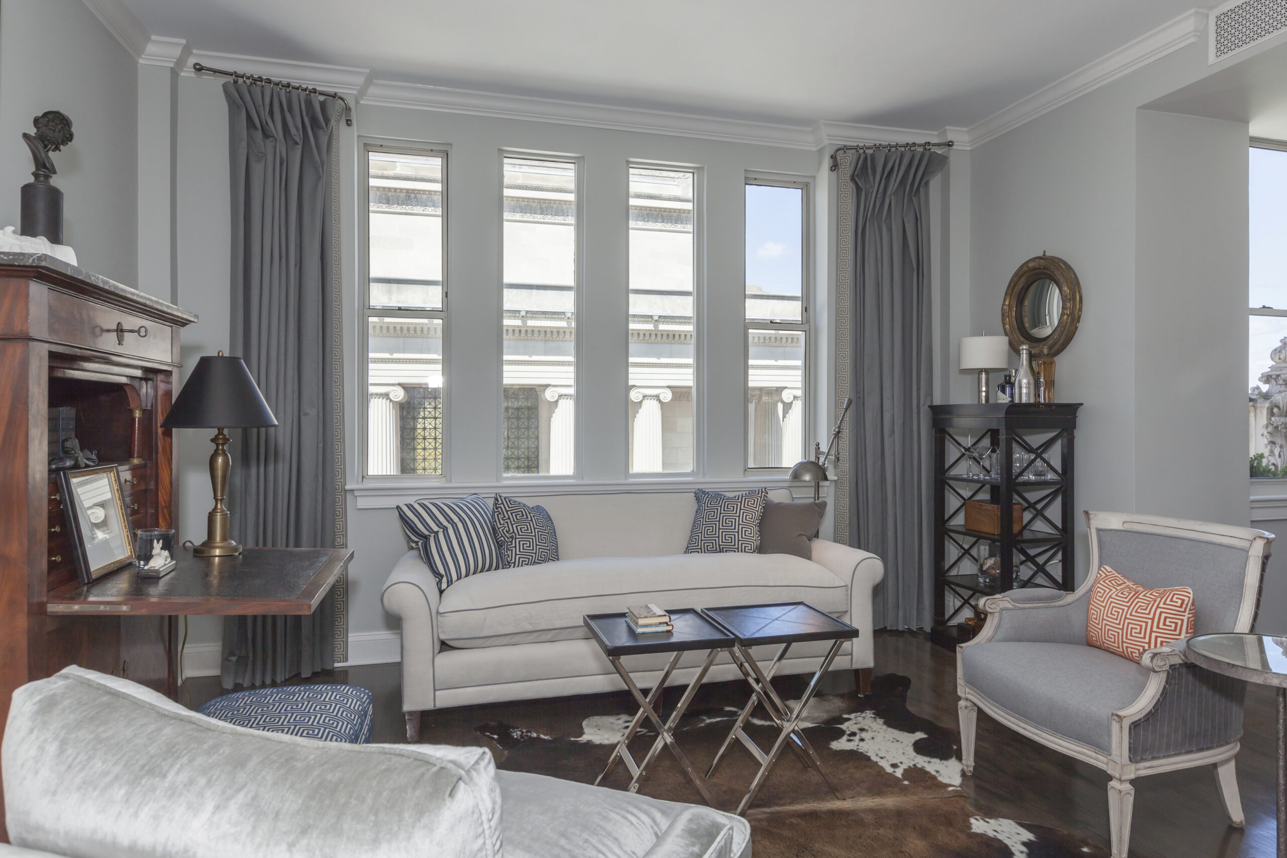 Showcasing outside view is challenge in tiny apartment