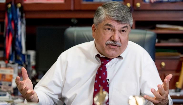 AFL-CIO leader said Trump enjoyed a 13-point swing from the 2012 election because union workers 