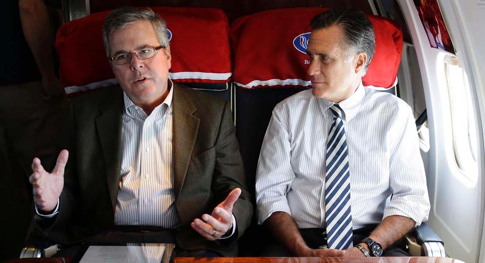 Shock poll: Jeb Bush is choice of conservatives, Romney is establishment pick
