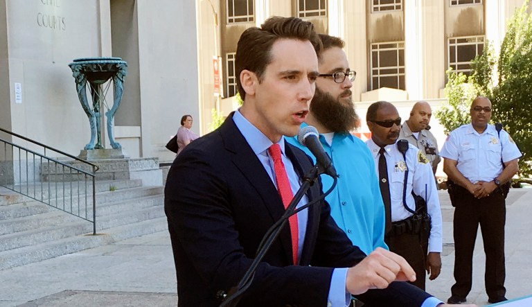 Missouri AG Josh Hawley. (AP Photo/Jim Salter File)