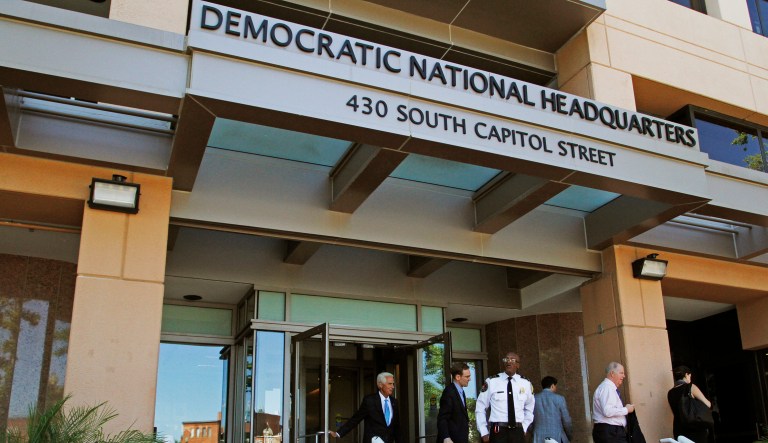 Forensic experts and former national security advisers have determined the DNC email hack was conducted from within the DNC. (AP Photo/Paul Holston)