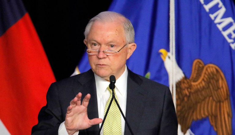 Attorney General Jeff Sessions declined to testify on the status of documents related to Operation Fast and Furious currently being withheld by the agency. (Bob Andres/Atlanta Journal-Constitution via AP)