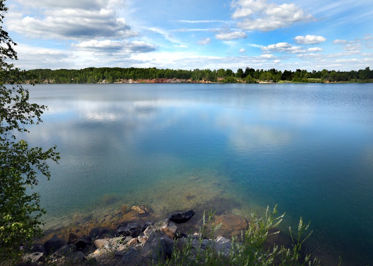 In this July 8, 2015 photo, Jackson County's Lake Wazee is the Midwest's premier site for scuba divers in Black River Falls, Wis. (AP Photo)Â 