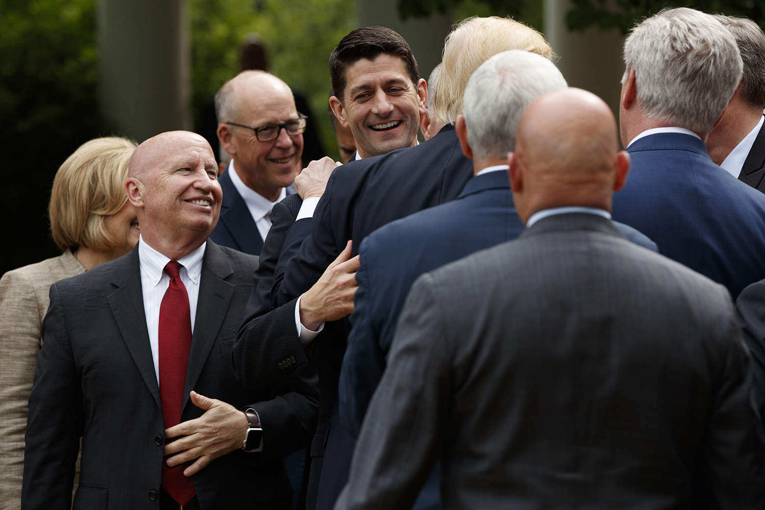 That story about the GOP celebrating their healthcare bill with cases of beer is baloney
