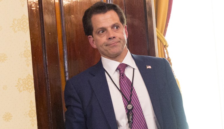 CamSoda Vice President Darren Press made an offer of employment to Scaramucci hours after he was relieved of his White House duties Monday afternoon. (Chris Kleponis/Pool Via Bloomberg)
