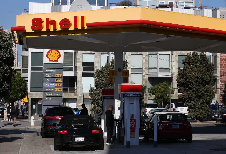 The companies include Royal Dutch Shell, BP, Eni, Total, the BG Group and Statoil, which announced their plan in an open letter to the United Nations published in Monday's Financial Times newspaper. (Getty Images)