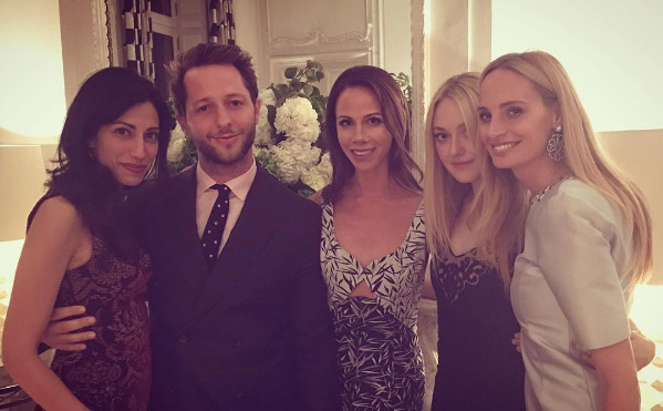 President George W. Bush's daughter, Barbara Bush, appeared Saturday with top Hillary Clinton aide Huma Abedin, in a photo posted to social media. (Photo courtesy of Laura Santo Domingo, via Instagram)