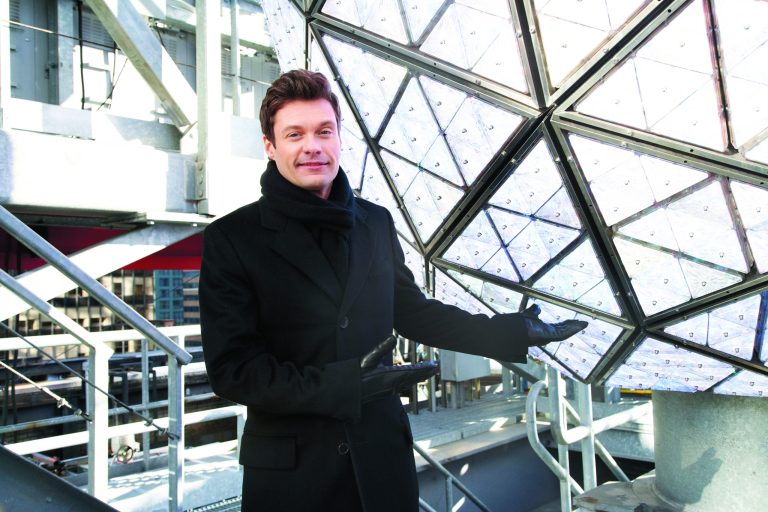 Ryan Seacrest, producer and host of Dick Clark's New Year's Rockin' Eve on ABC, poses for a portrait Friday, Dec. 28, 2012 in New York. (Photo by Dan Hallman/Invision/AP Images)