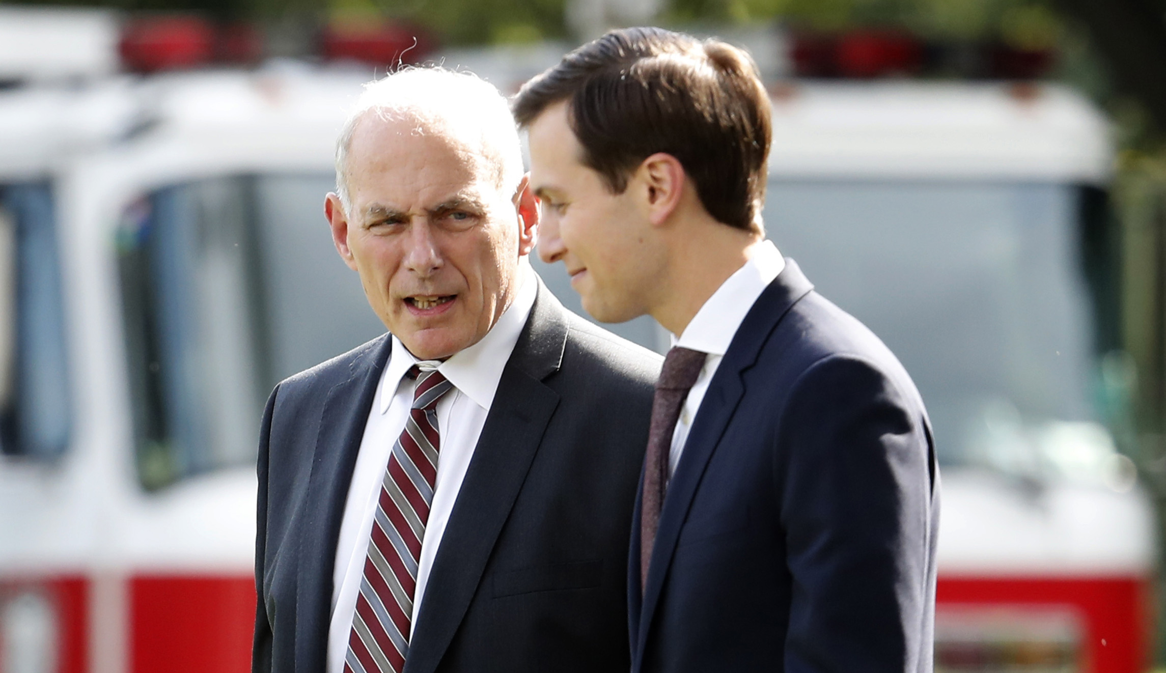 Trump punts to John Kelly on Jared Kushner’s security clearance: He ‘will make that call’