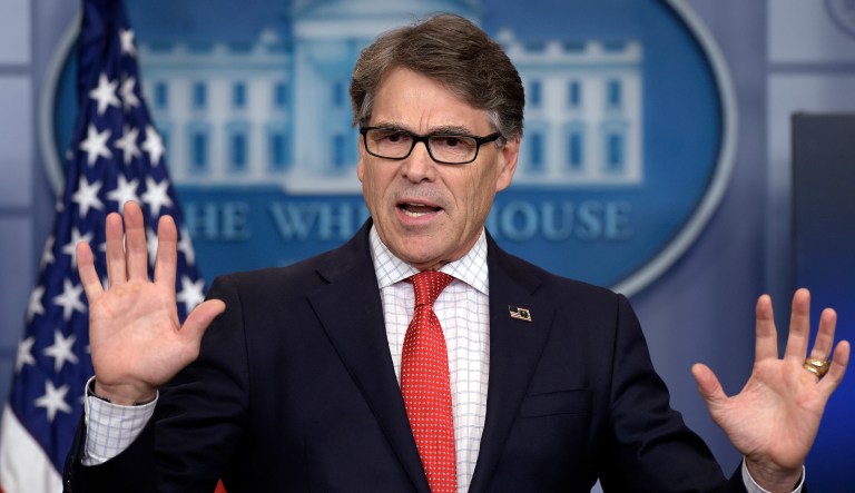 The Department of Energy said Perry is focused on his current job. (AP Photo/Susan Walsh)