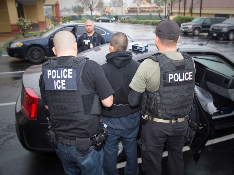 Democrats demand the Trump administration reschedule a meeting with immigration officials to discuss recent arrests. (Charles Reed/U.S. Immigration and Customs Enforcement via AP)