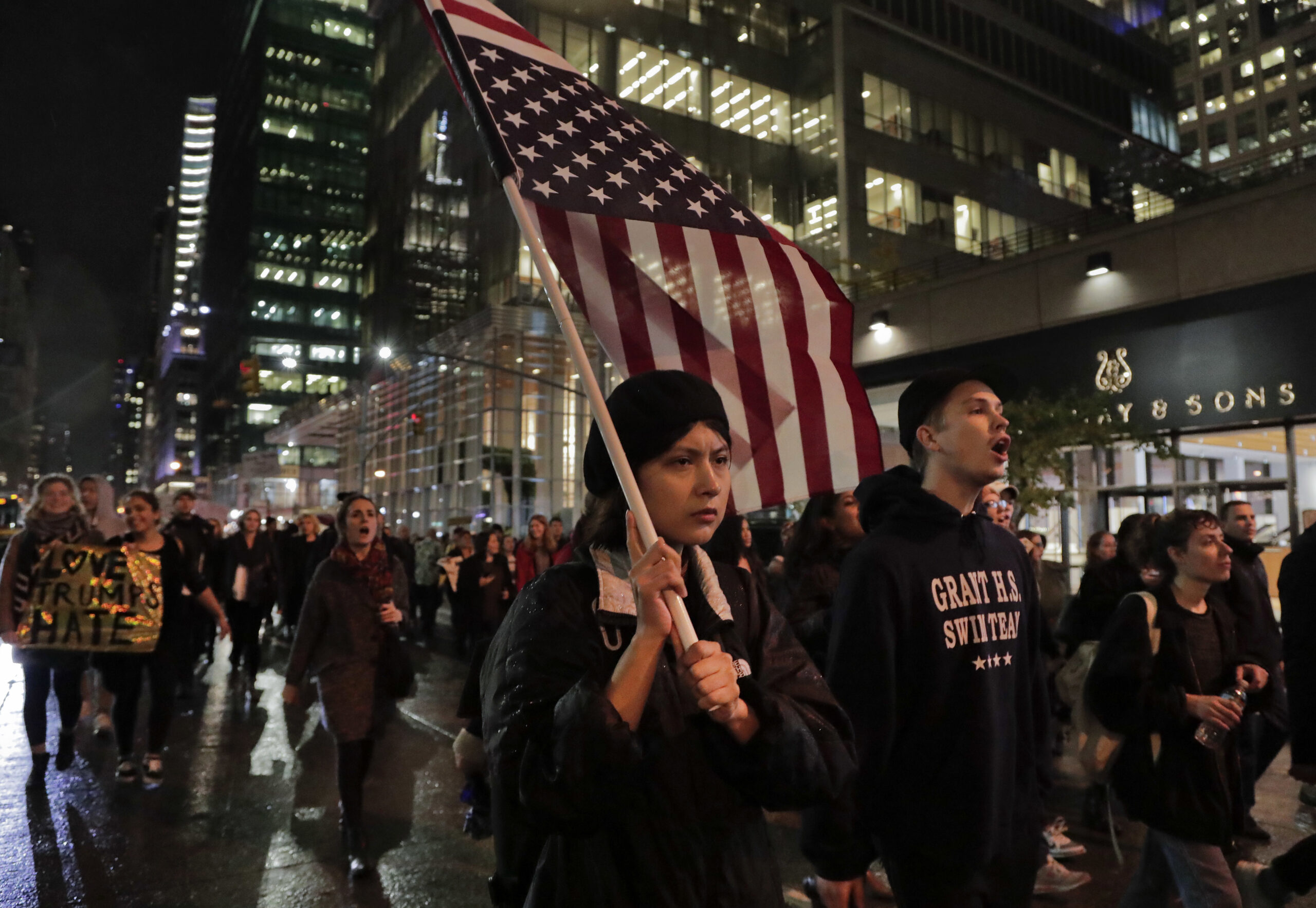 American University black leader: ‘F—- Trump, F—- the American flag’