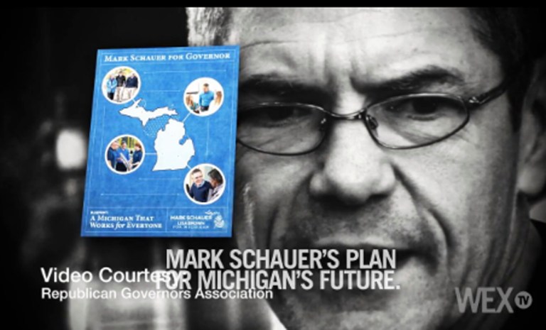 Democratic candidate Mark Schauer, the Democratic Governors Association and the Republican Governors Association all released ads this week across the state.