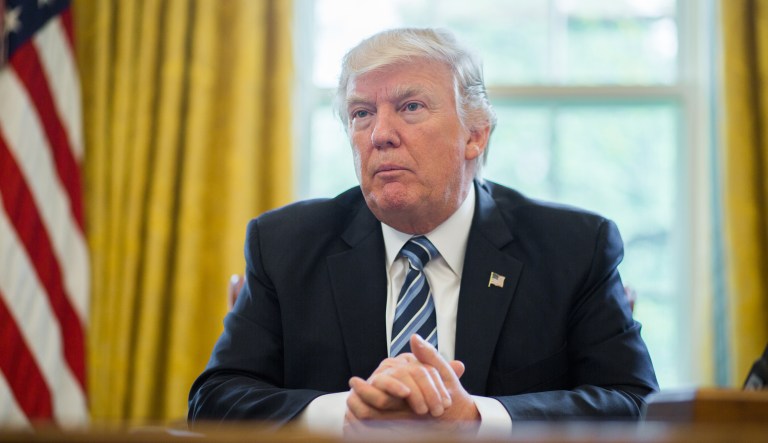 President Trump's debut at the Hall of Presidents has been delayed due to ongoing drama over the speech his animatronic likeliness will give. (Graeme Jennings/Washington Examiner)