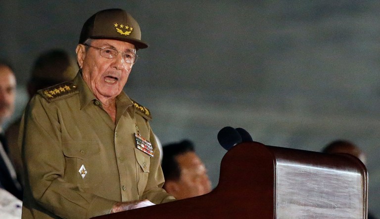 Fidel's brother and successor, Raul Castro, applauded former President Barack Obama's initiative to remove Havana from a U.S. list of state sponsors of terrorism. (AP Photo/Ricardo Mazalan, File)