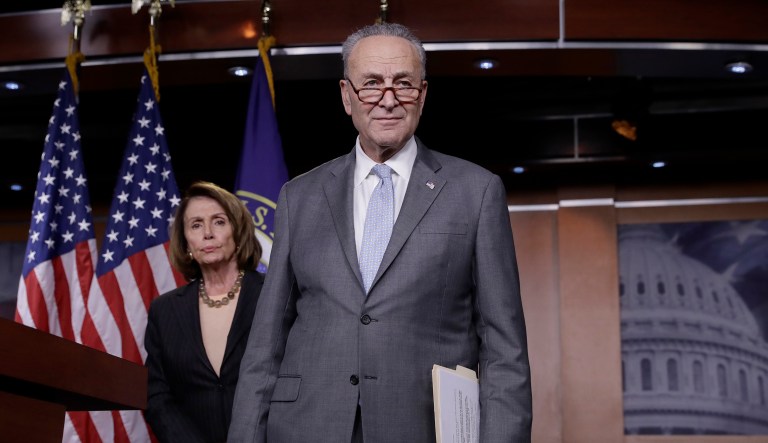 Senate Democrats are just three seats from retaking the majority, but the climb is much steeper in the House, where Democrats would have to win 24 seats. (AP Photo/J. Scott Applewhite)