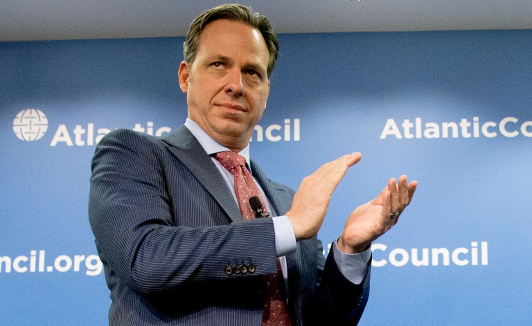 Jake Tapper and the other CNN moderators took heat on social media for asking too much about Donald Trump. (AP file)