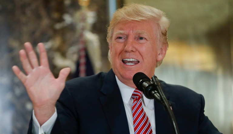 Only Democratic activist and liberal MSNBC host Al Sharpton said he sees signs of racism in Trump. (AP Photo/Pablo Martinez Monsivais)