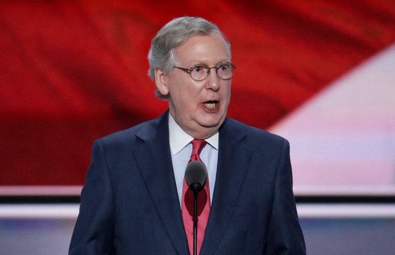 Majority Leader Mitch McConnell said he is open to bringing up Zika funding if the Democrats drop their filibuster. (AP Photo/J. Scott Applewhite)