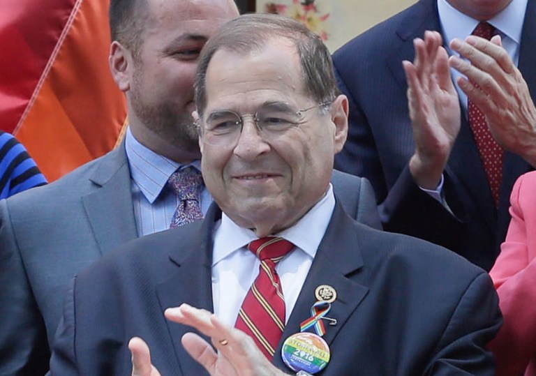 Rep. Jerry Nadler, D-N.Y., called on Trump to speak out directly Tuesday, not just through White House statements issued by communications officials. (AP Photo/Richard Drew)